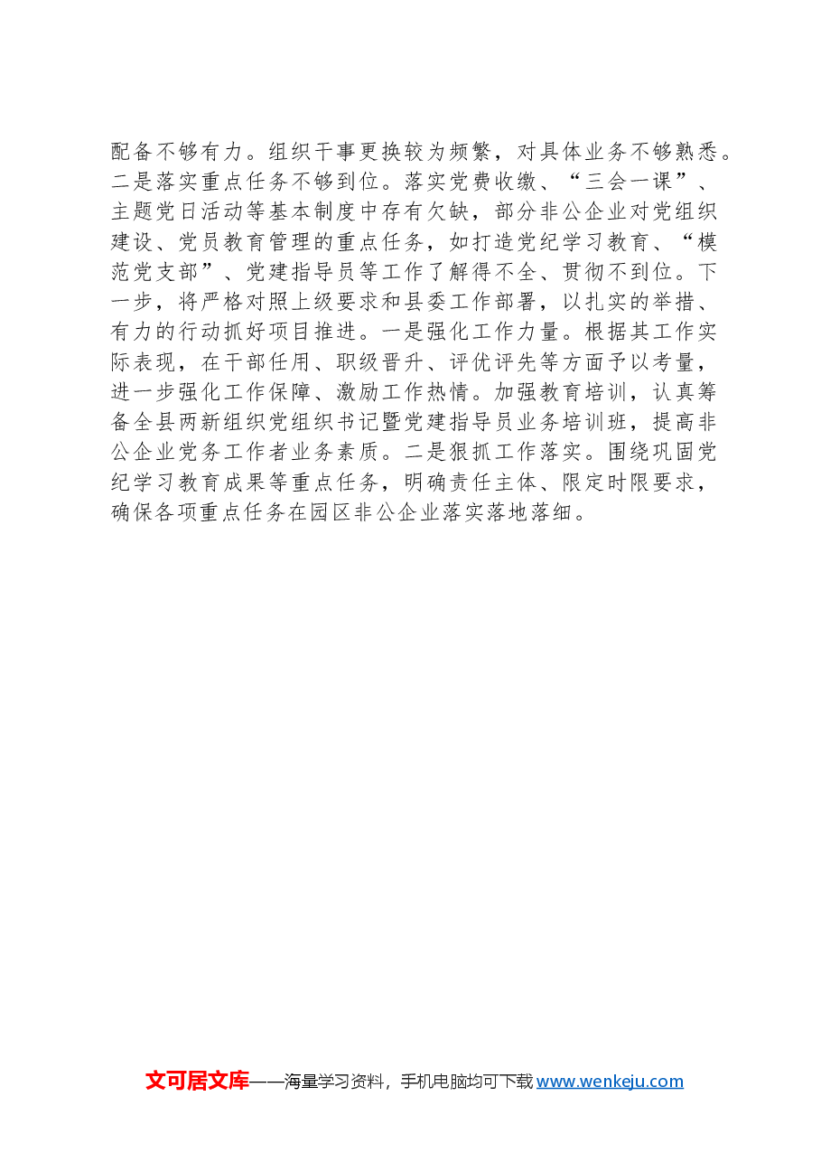 2024年非公党建工作半年总结报告.docx,第3页预览