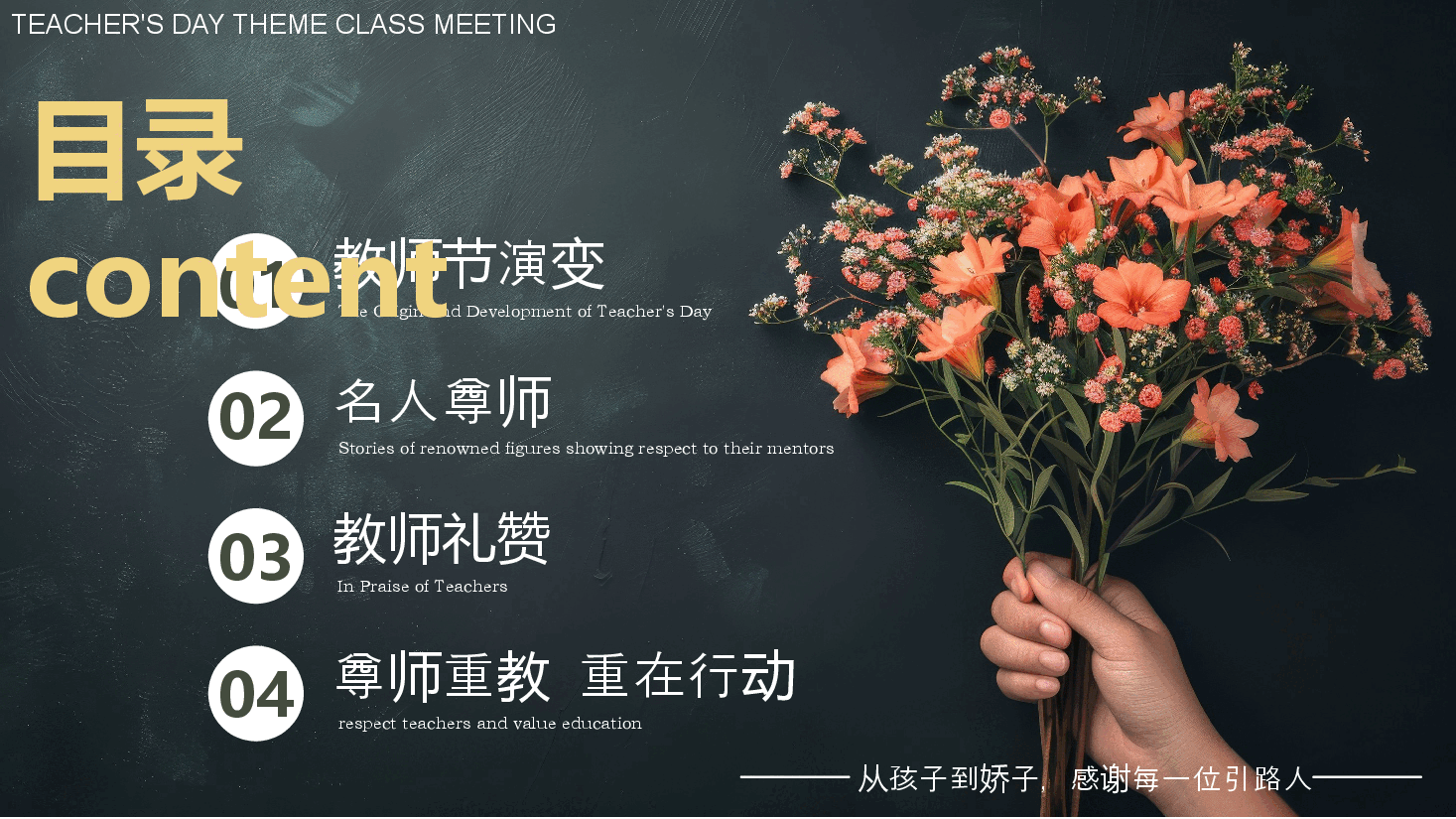 教师节主题班会PPT模版.pptx,第4页预览
