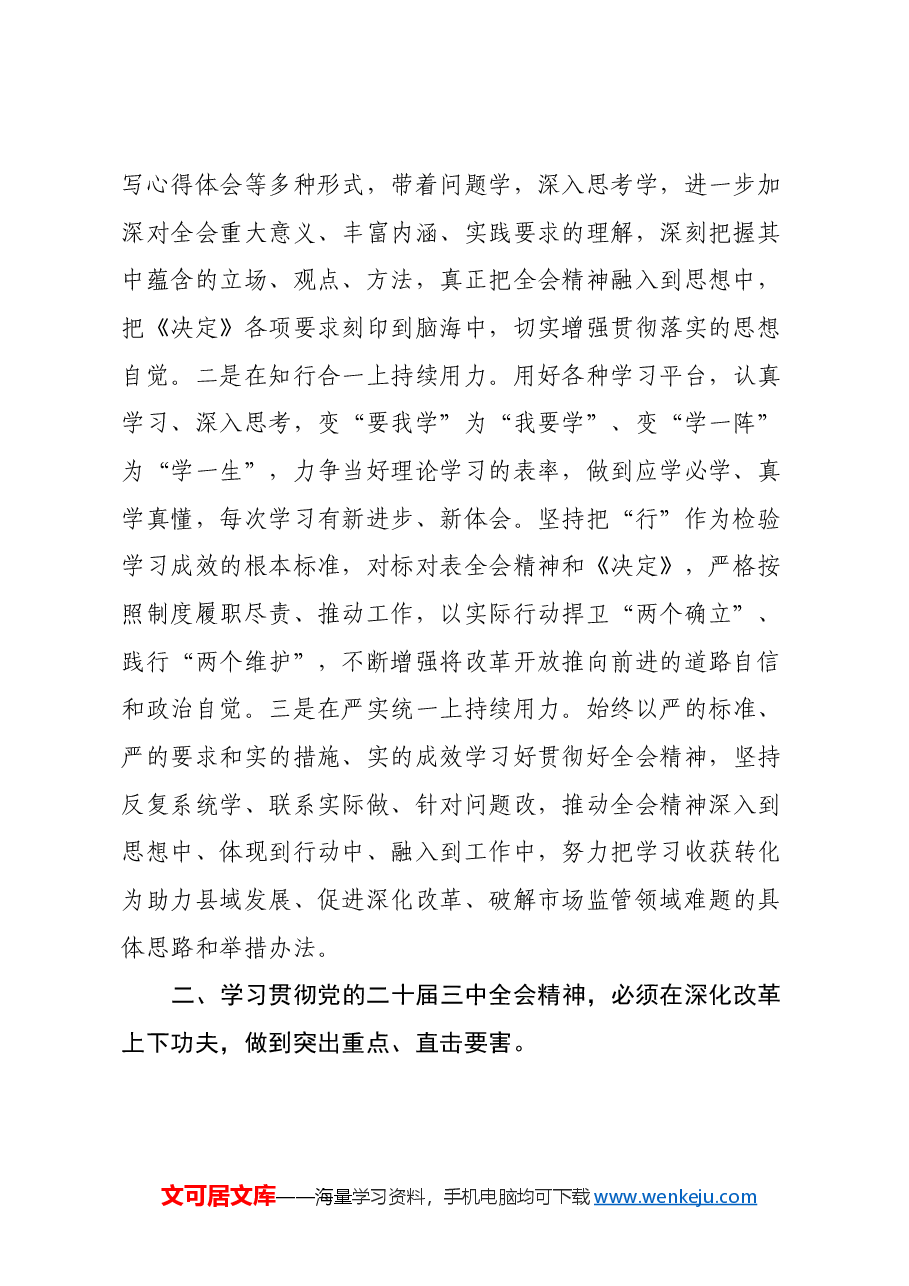 理论学习中心组学习会议上学习贯彻党的二十届三中全会精神研讨发言材料 (3).docx,第2页预览