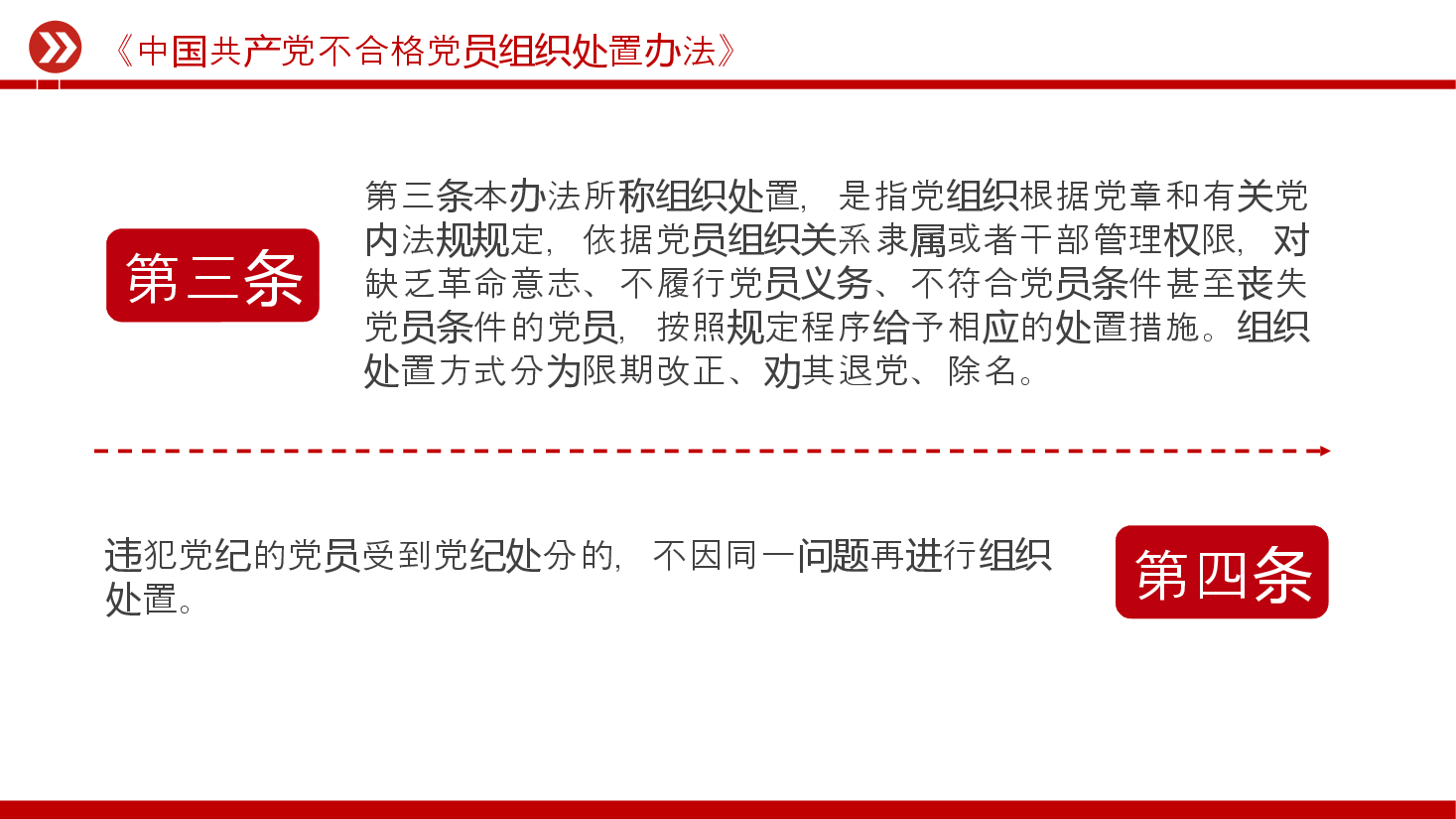 2024《中国共产党不合格党员组织处置办法》PPT课件.pptx,第3页预览