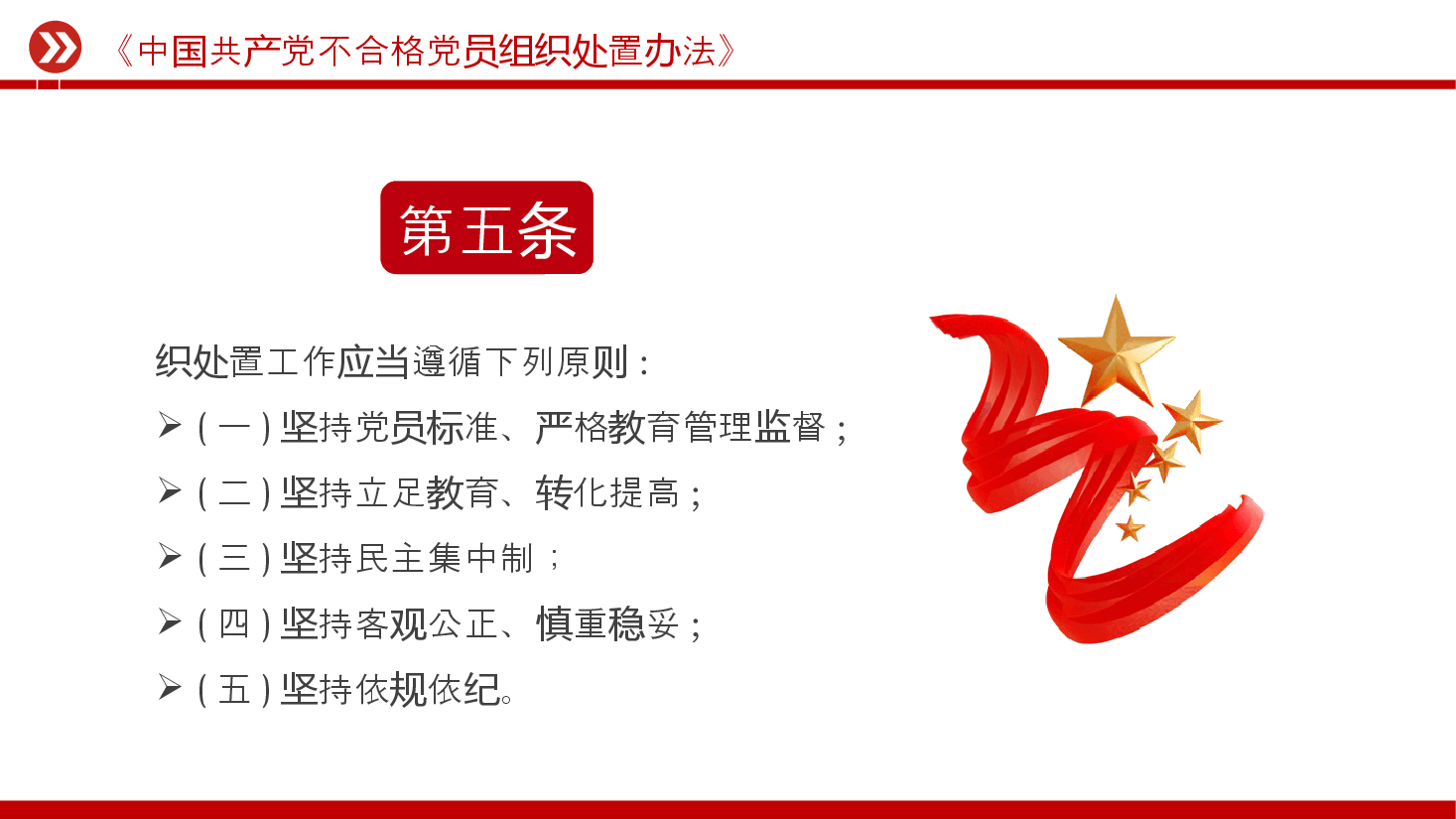 2024《中国共产党不合格党员组织处置办法》PPT课件.pptx,第4页预览