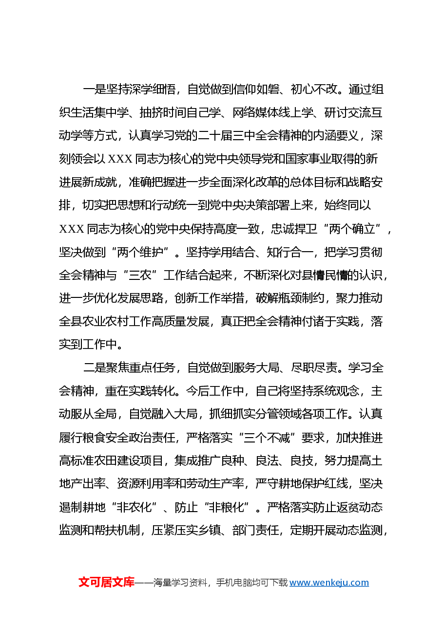 在县委理论学习中心组学习会上学习党的二十届三中全会研讨交流发言.docx,第3页预览