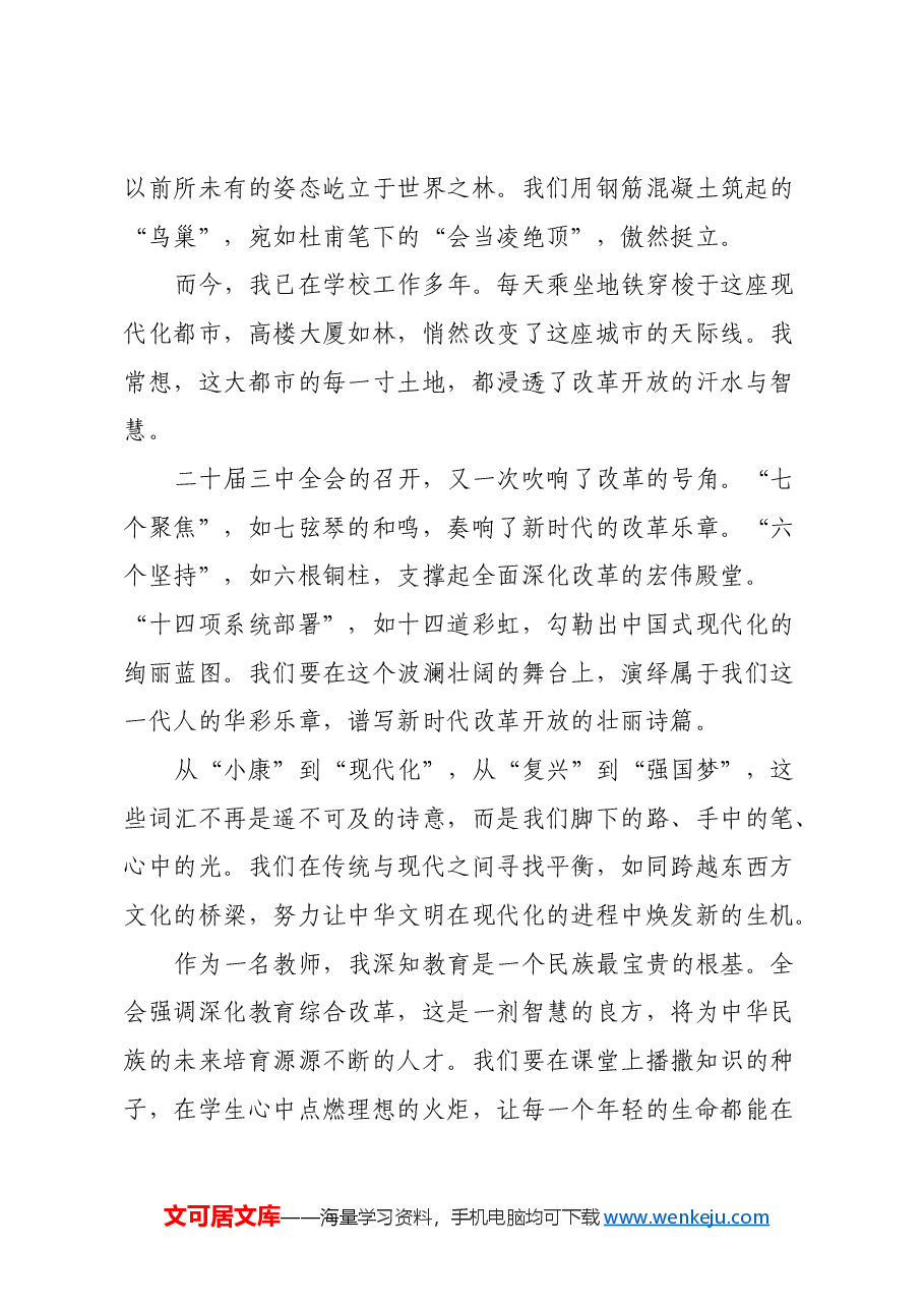 党的二十届三中全会原创征文稿:乘风破浪四十载——我与改革的二重奏.docx,第2页预览