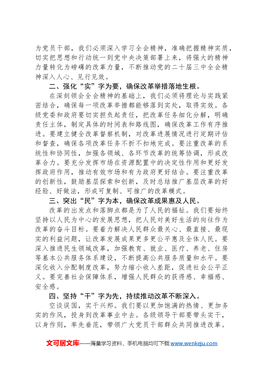 学习党的二十届三中全会精神研讨发言材料.docx,第2页预览
