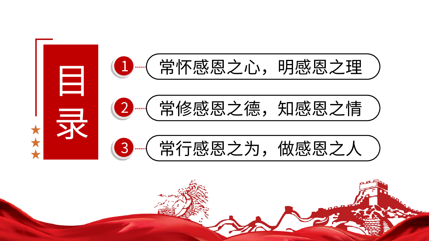 常怀感恩之心、积极干好工作辅导党课ppt.pptx，第4页预览