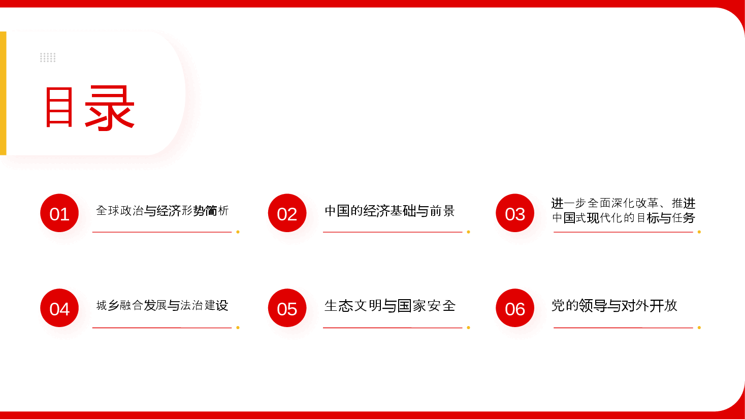 二十届三中全会精神解读PPT(附讲稿):全球视野下中国式现代化发展战略.pptx,第2页预览