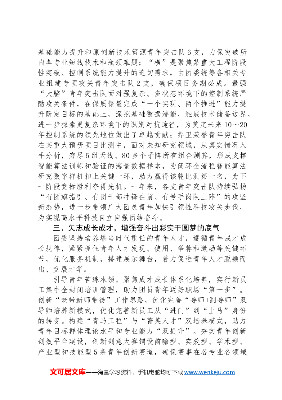 经验交流:提“素”奋进聚能+初心报国明志.docx,第3页预览