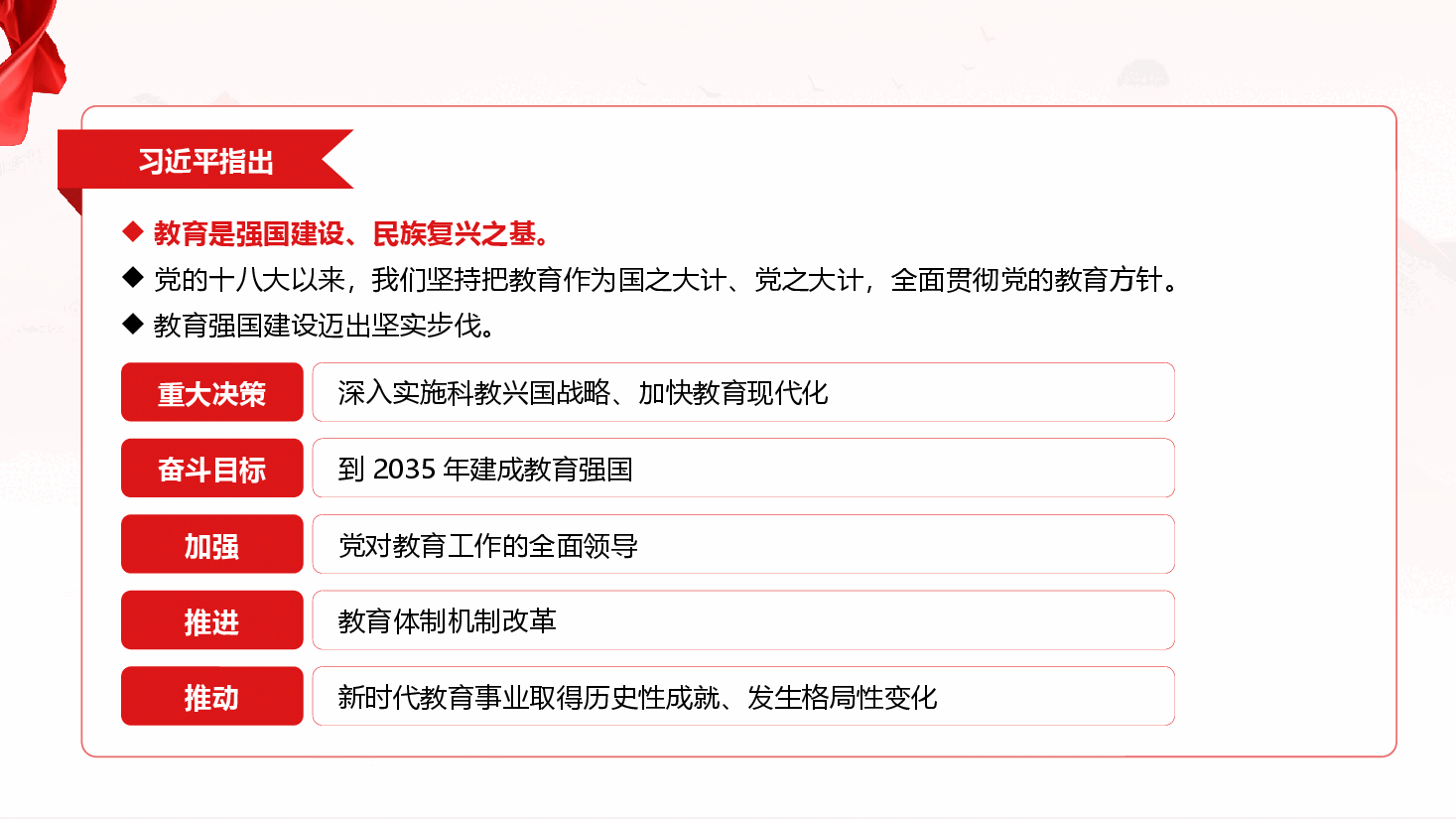 学习习近平总书记在全国教育大会上讲话精神(PPT+讲稿).pptx,第3页预览
