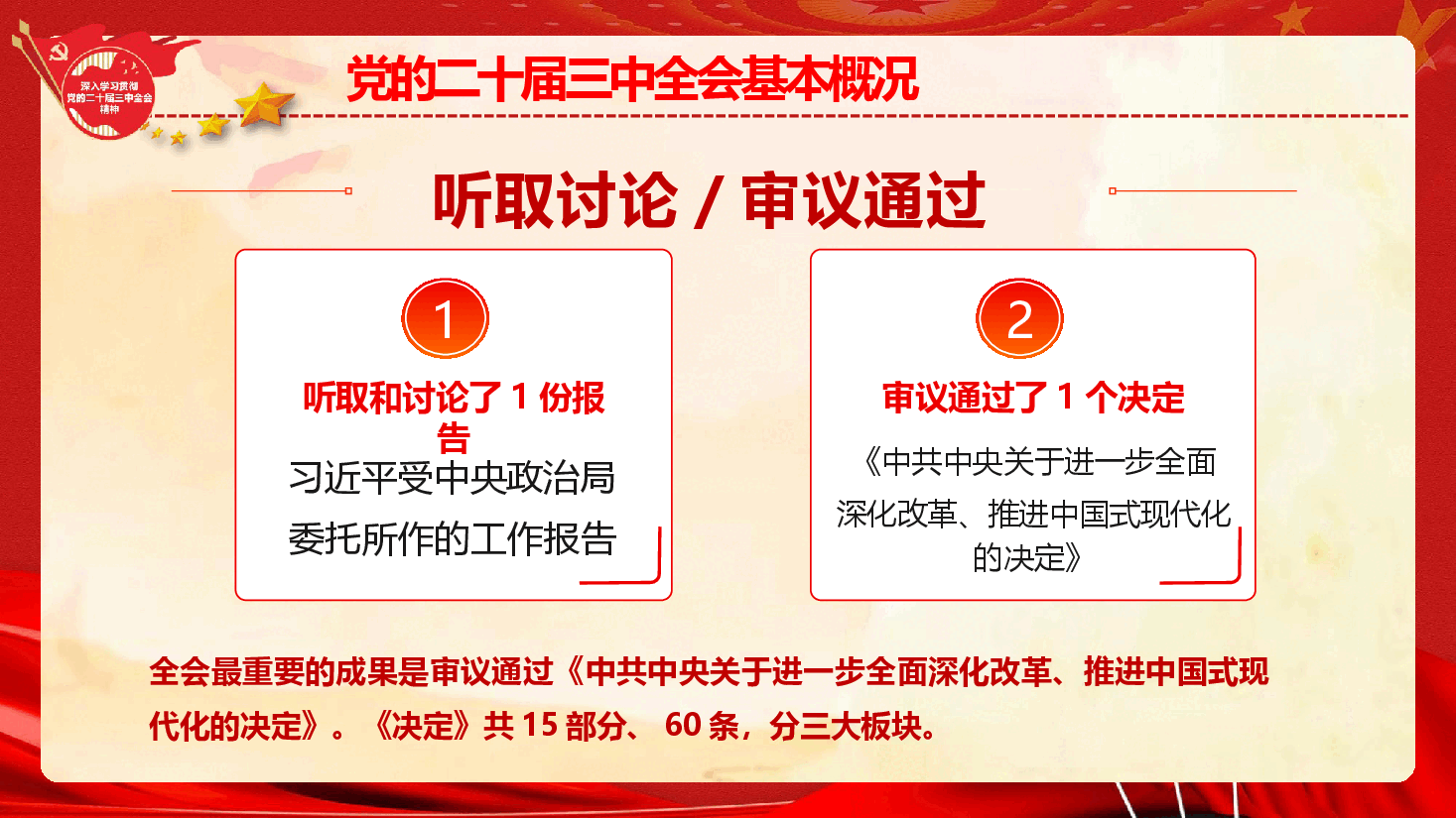60条要点速览二十届三中全会《决定》(PPT+文字稿).pptx,第3页预览