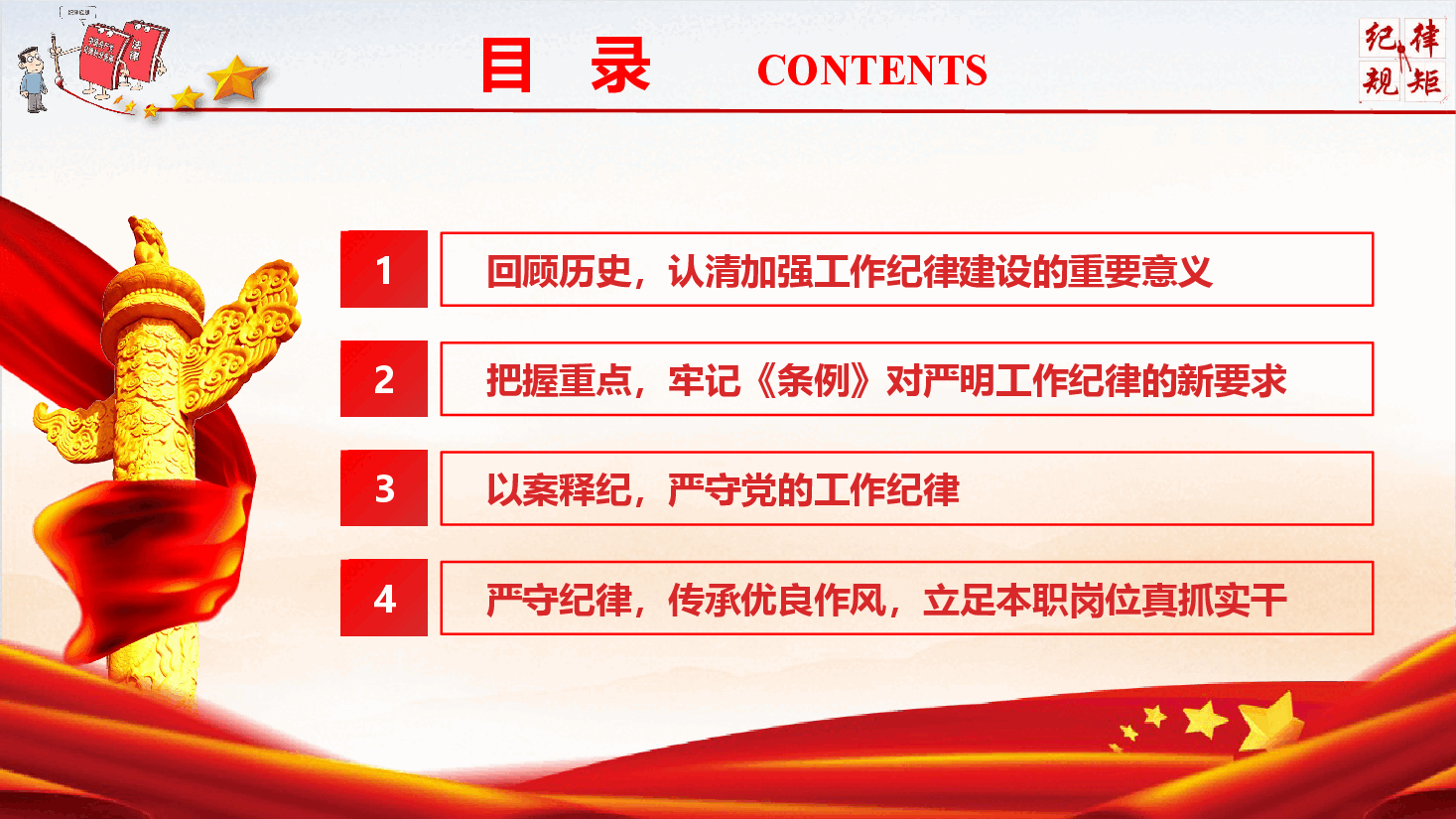 党纪学习教育专题党课《严守工作纪律 强化责任担当》(PPT+文字稿).pptx,第3页预览