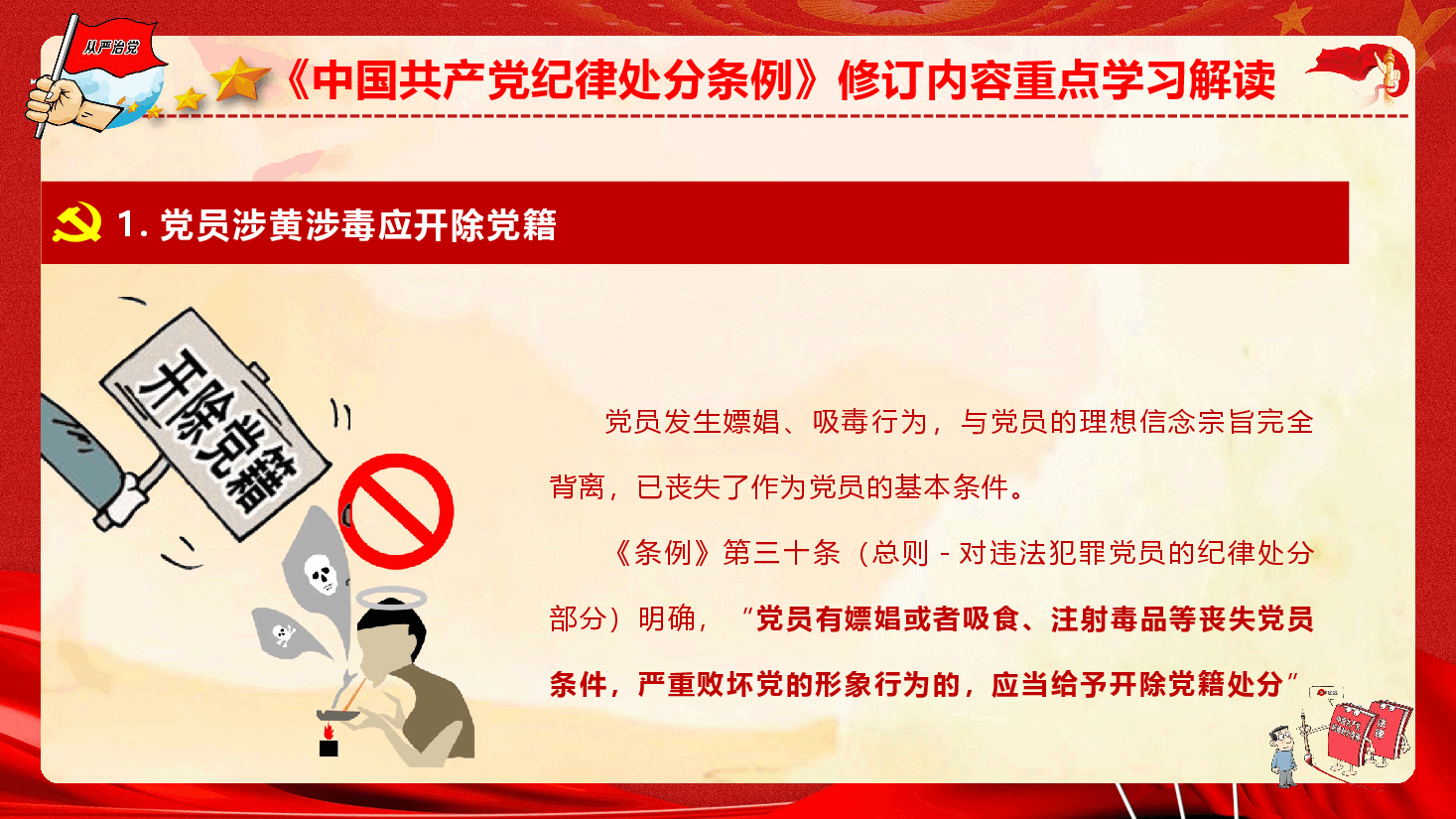 《中国共产党纪律处分条例》修订内容重点学习解读(PPT+文字稿).pptx,第3页预览