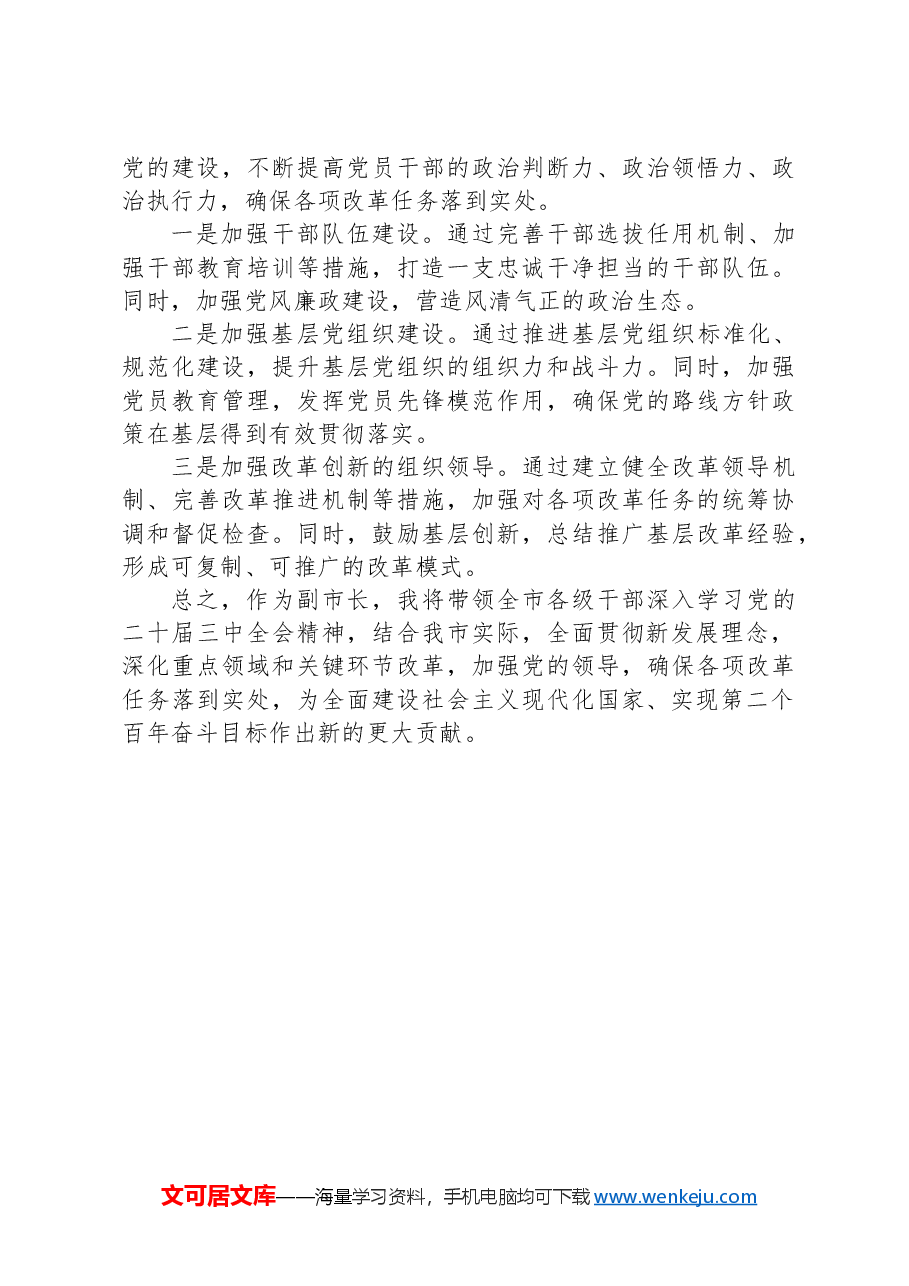 副市长党的二十届三中全会精神研讨发言提纲.docx,第3页预览