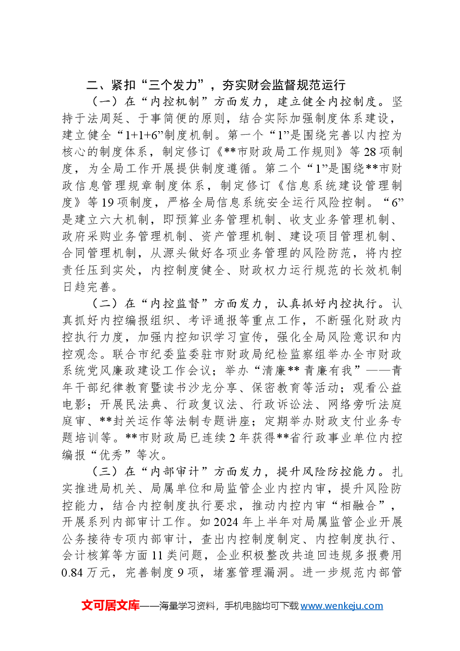 在2024年全省财会监督工作调研座谈会上的交流发言.docx,第2页预览