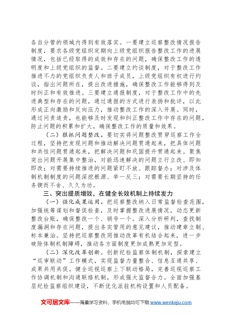 在2024年巡察整改工作专题推进会发言.docx,第2页预览