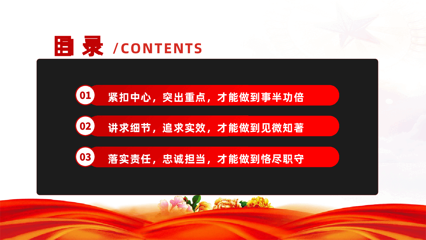 专题党课PPT+讲稿:强化责任担当提升履职能力,以扎实作风推动各项任务落实落地.pptx,第3页预览