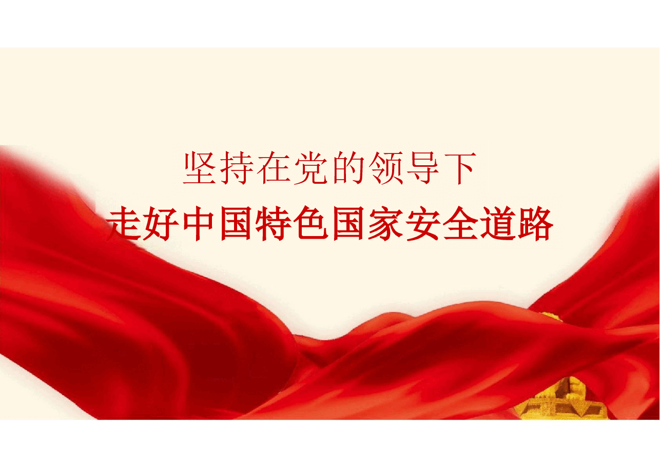 国家安全教育大学生-第二章在党的领导下走好中国特色国家安全道路.pdf,第1页预览