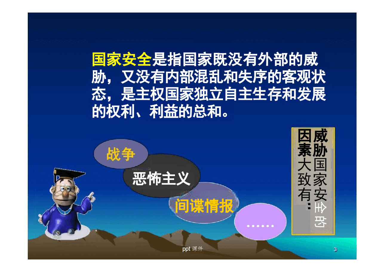 大学生安全教育—国家安全ppt课件.pptx，第3页预览