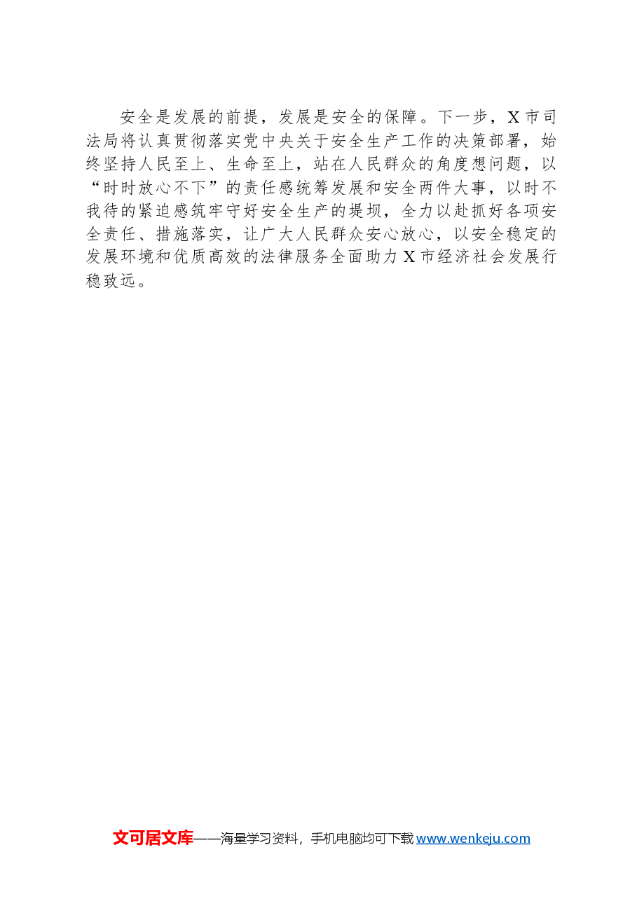X市司法局2024年安全生产工作总结.docx,第2页预览