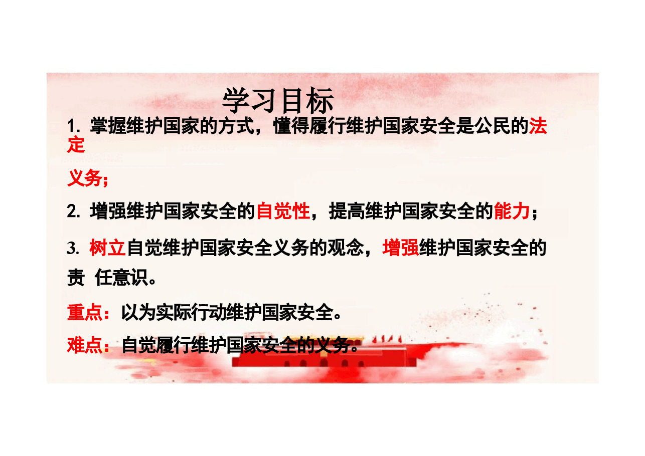 大学生国家安全教育-维护国家安全.pptx,第3页预览