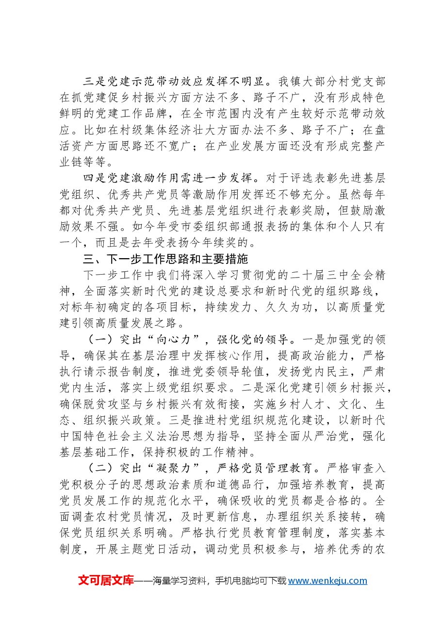 2024年基层党建工作述职评议问题整改落实情况.docx,第3页预览
