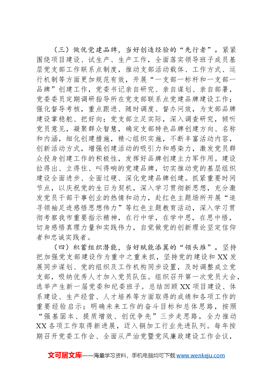 2024年基层党组织书记抓党建工作述职报告.docx,第3页预览