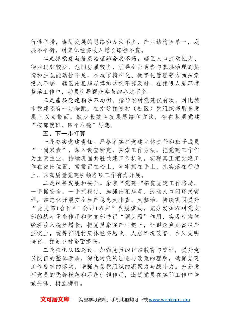 党委（党组）书记2024年述职述廉述德报告.docx，第4页预览