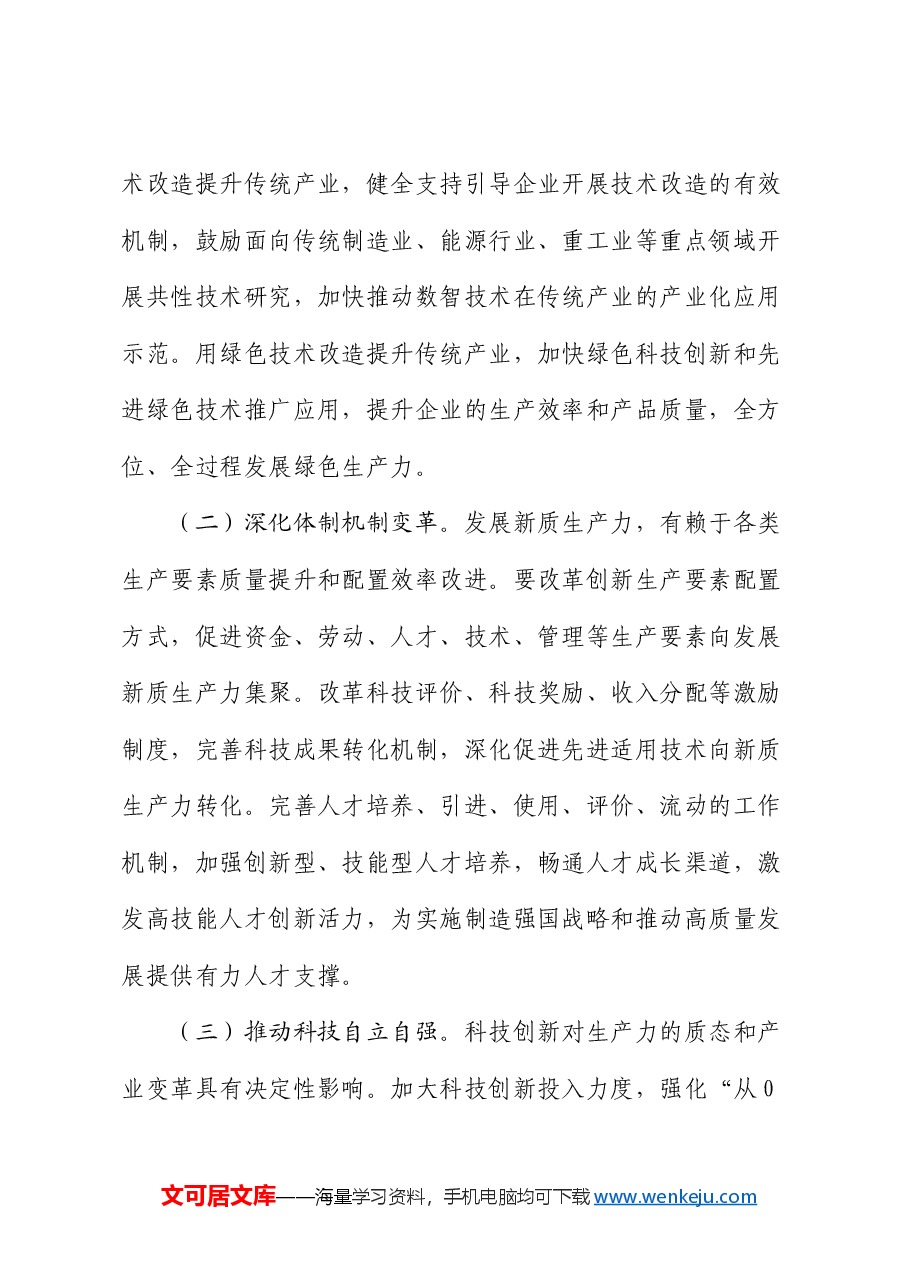 专题党课：加快培育发展新质生产力，推动公司高质量发展.docx，第4页预览
