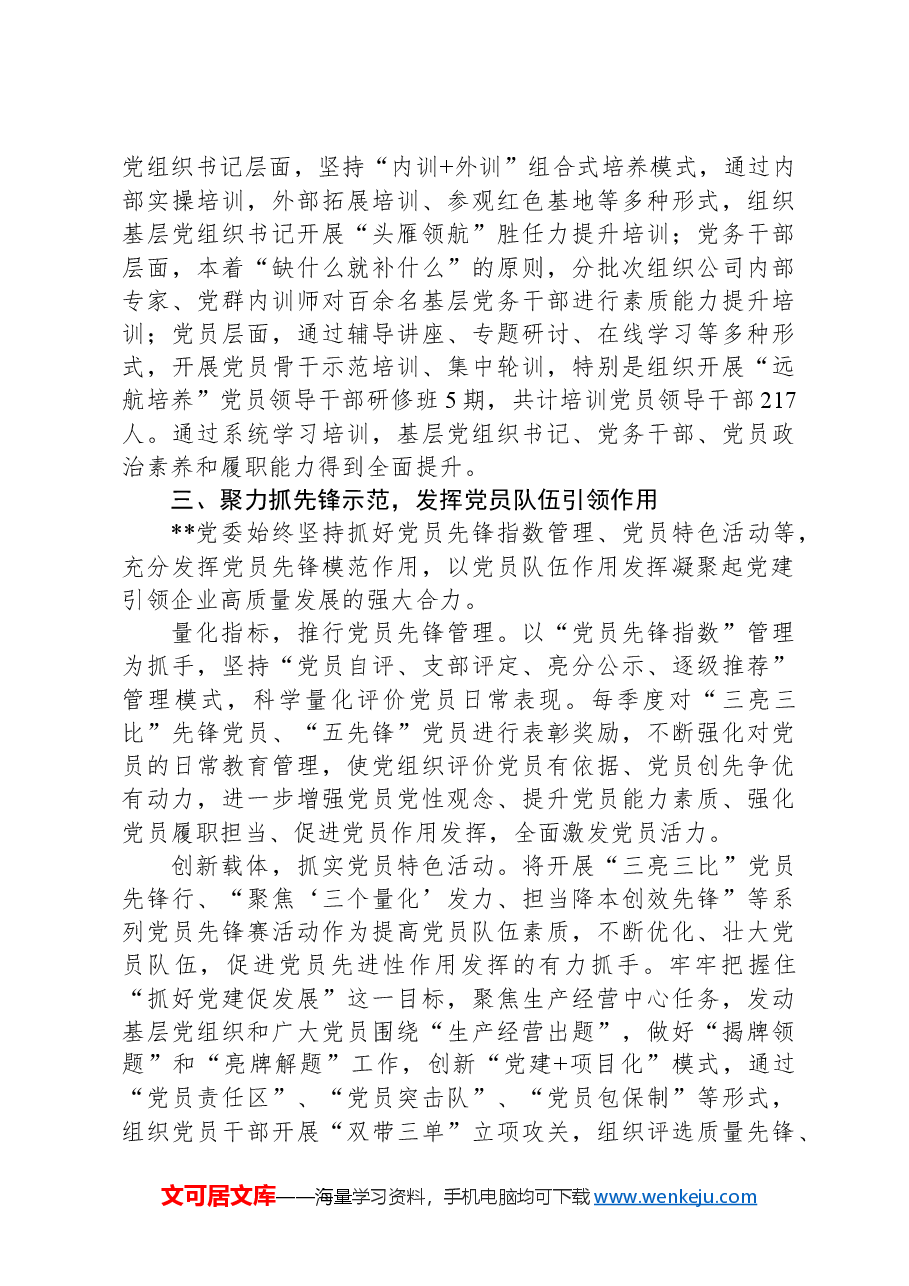 在2024年集团党建业务深化融合推进会上的汇报发言.docx,第3页预览