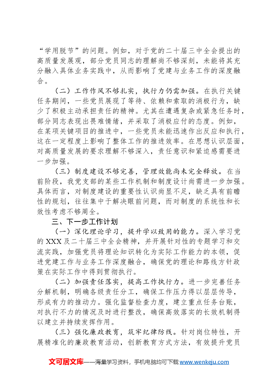 2024年支部书记述职述廉报告.docx,第3页预览