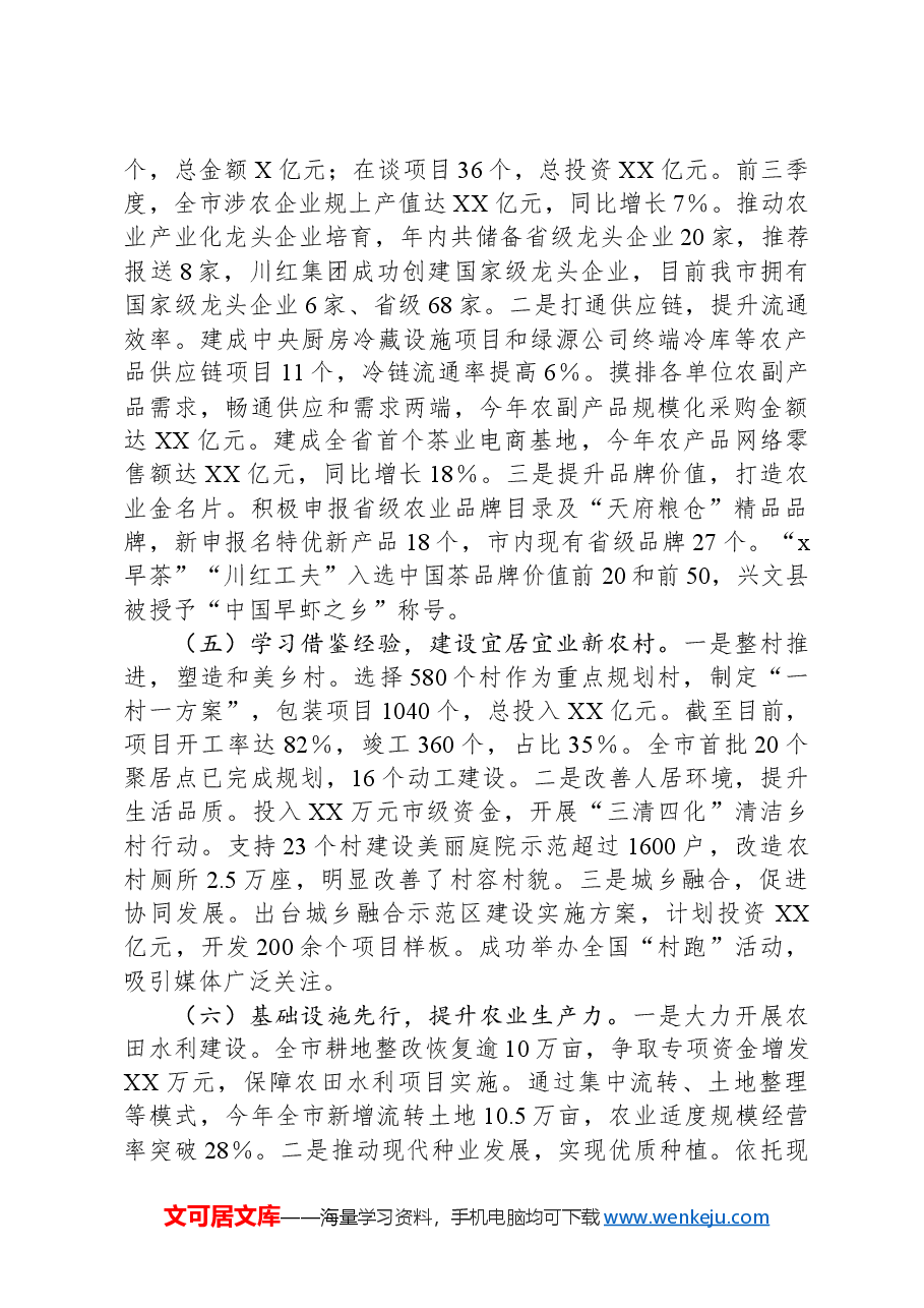 农业农村局党组2024年度工作总结.docx,第3页预览