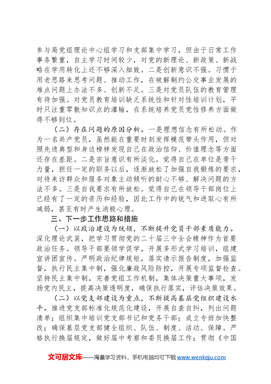 2024年党组书记抓基层党建工作述职报告.docx,第3页预览