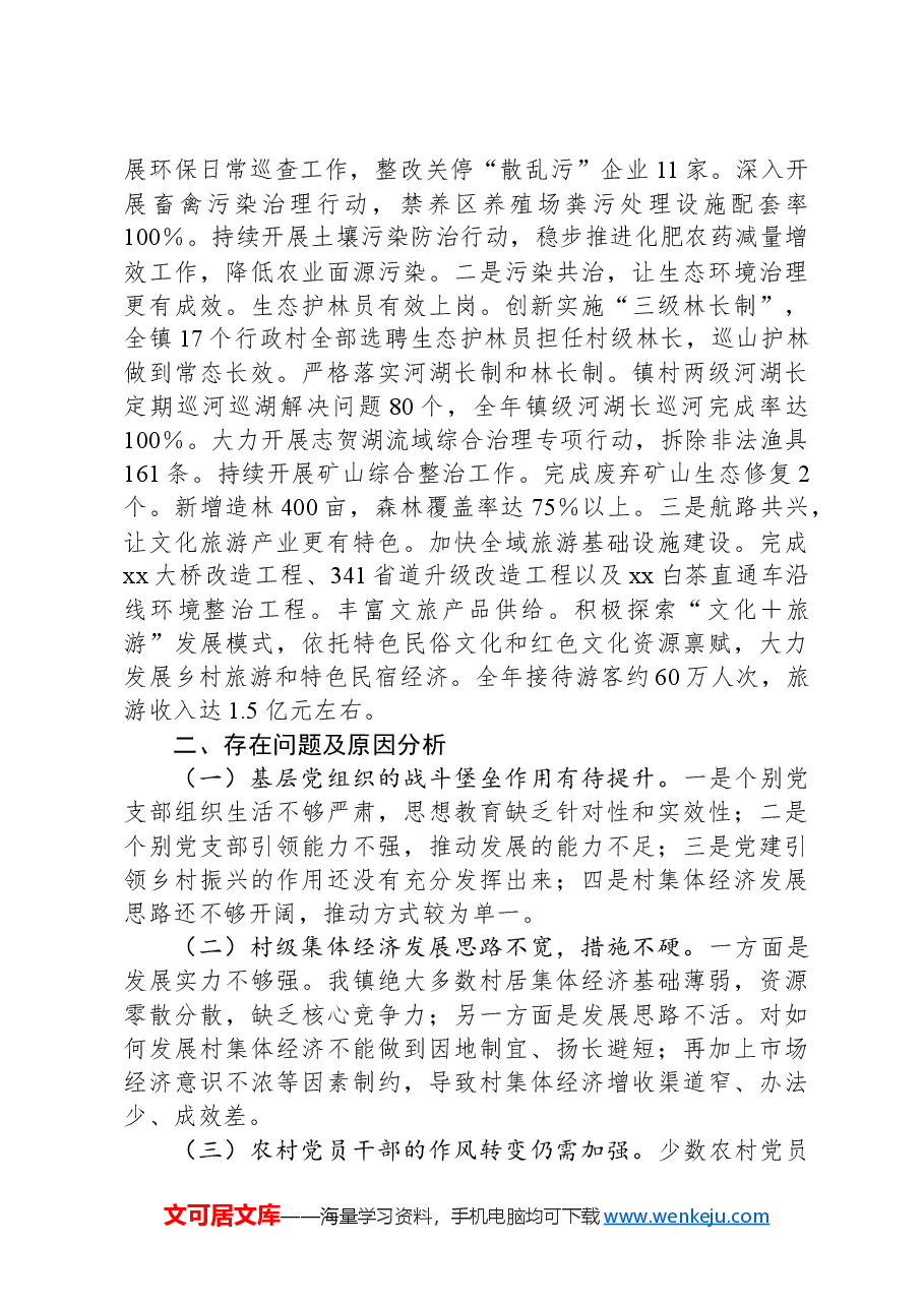 乡镇2024年党建工作情况总结及下一步工作计划.docx,第3页预览