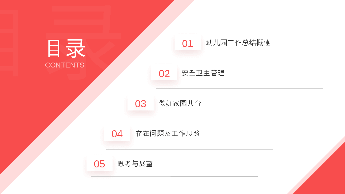 2025年度终工作总结幼儿园教育课件PPT.pptx,第2页预览