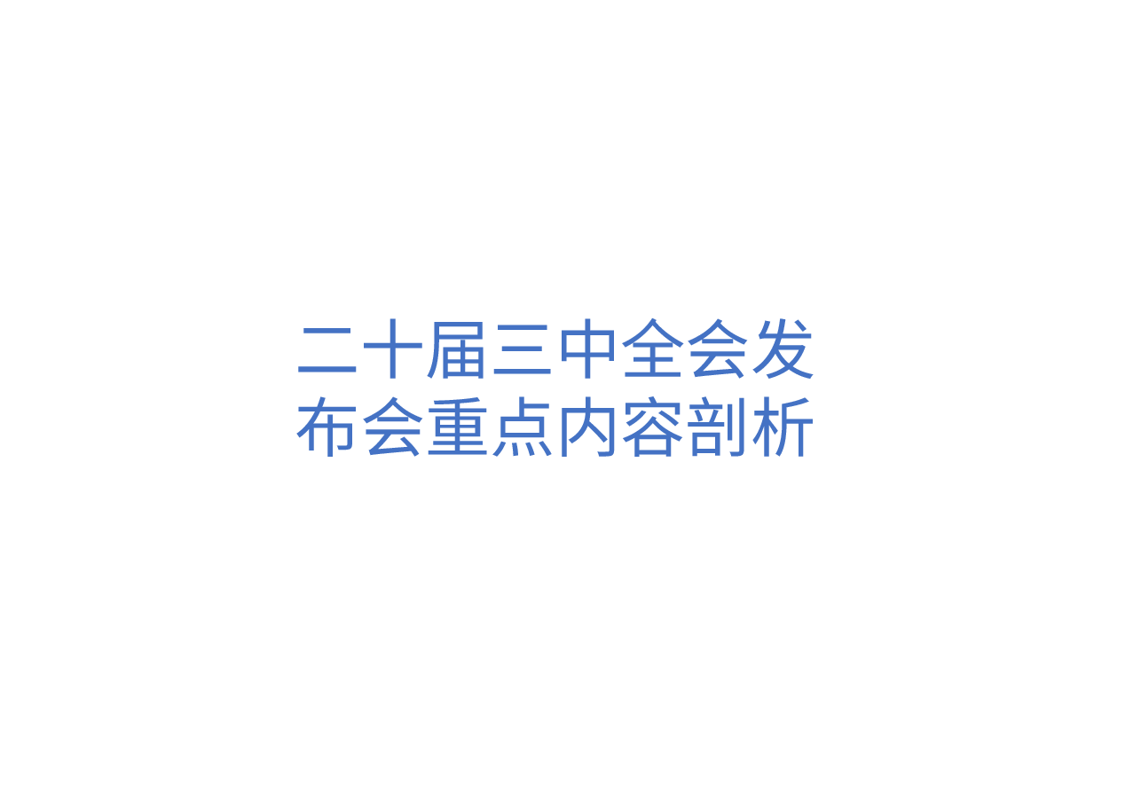二十届三中全会发布会重点内容剖析.pptx,第1页预览