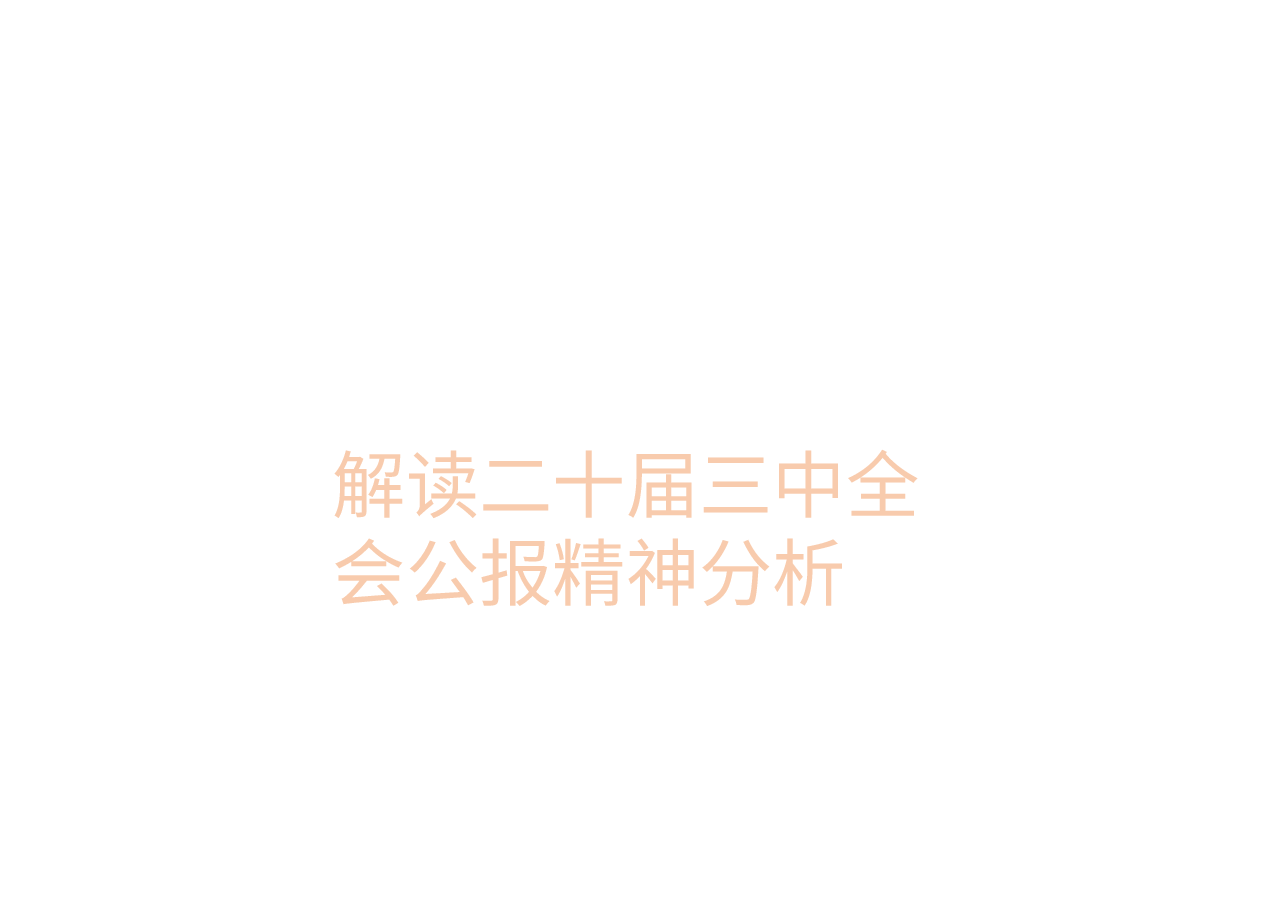 解读二十届三中全会公报精神分析.pptx,第1页预览