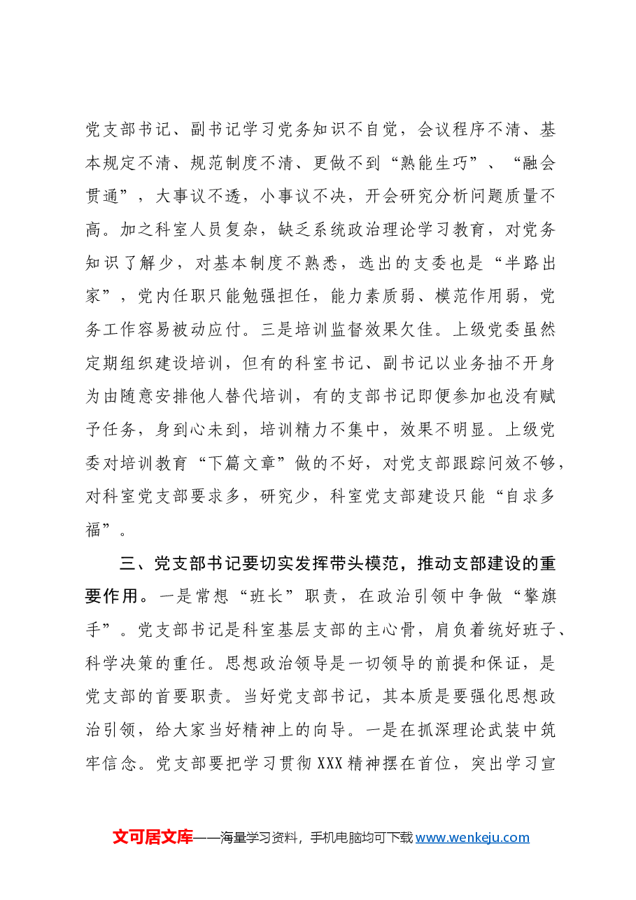 党课:支部书记要当好基层党建的带头人.docx,第4页预览