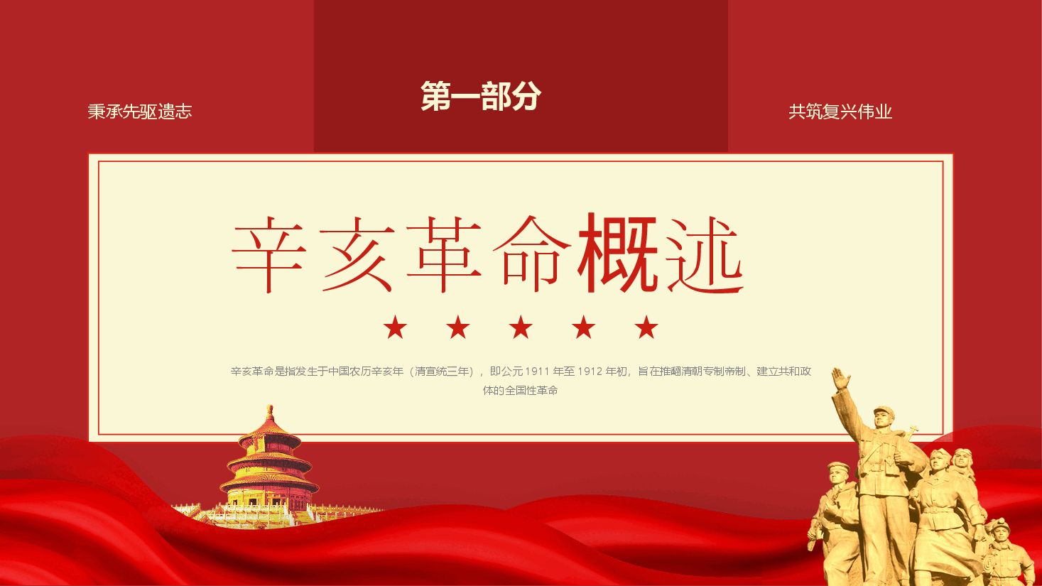 纪念辛亥革命113周年PPT.pptx,第3页预览