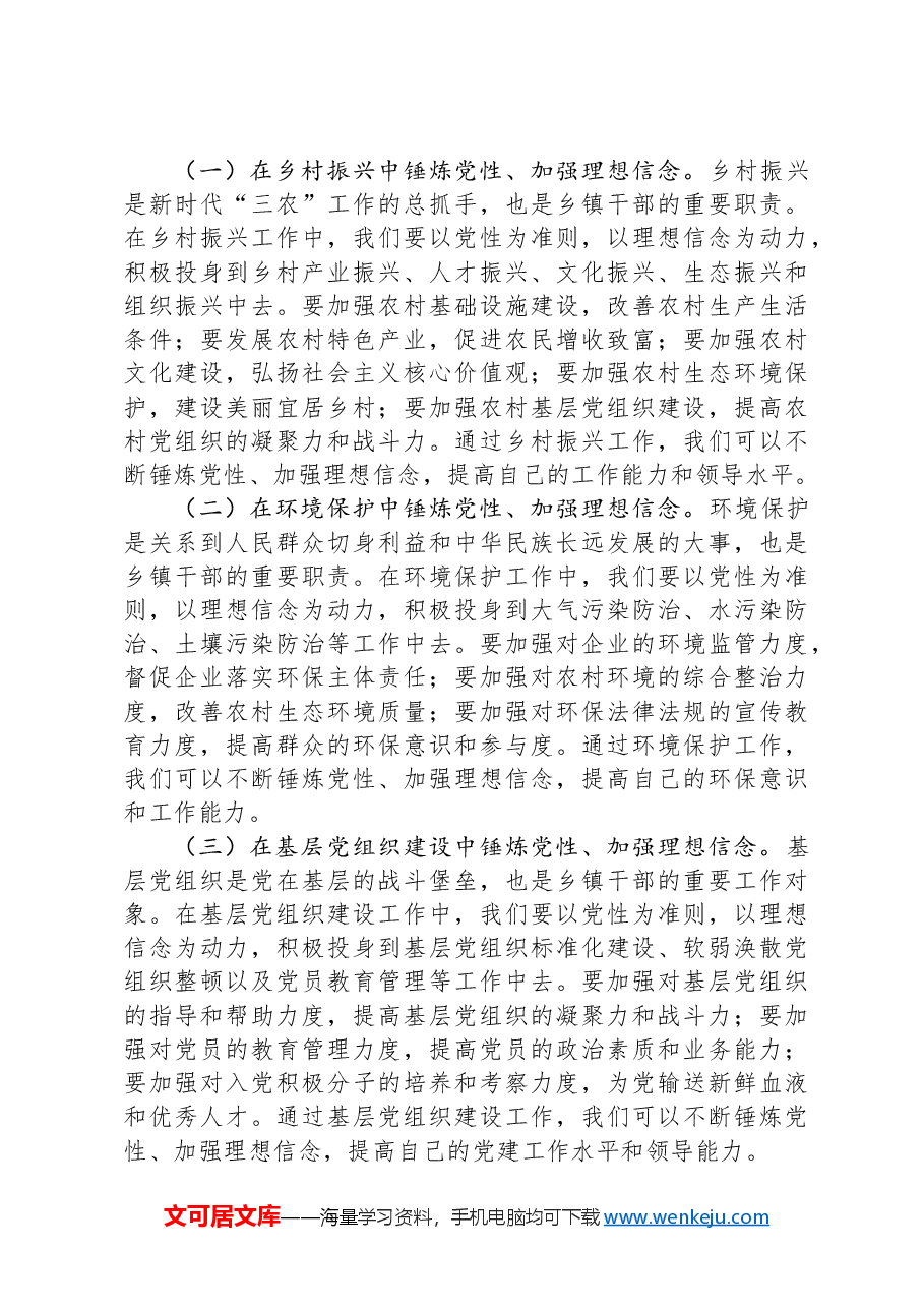 专题党课:锤炼党性,坚定理想信念,在工作中践行初心使命.docx,第4页预览