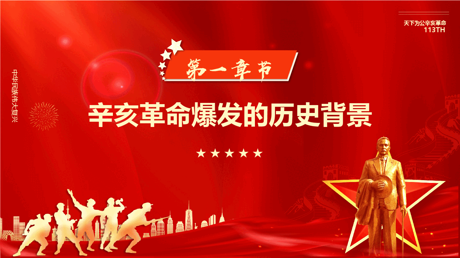 2024纪念辛亥革命113周年PPT.pptx,第4页预览