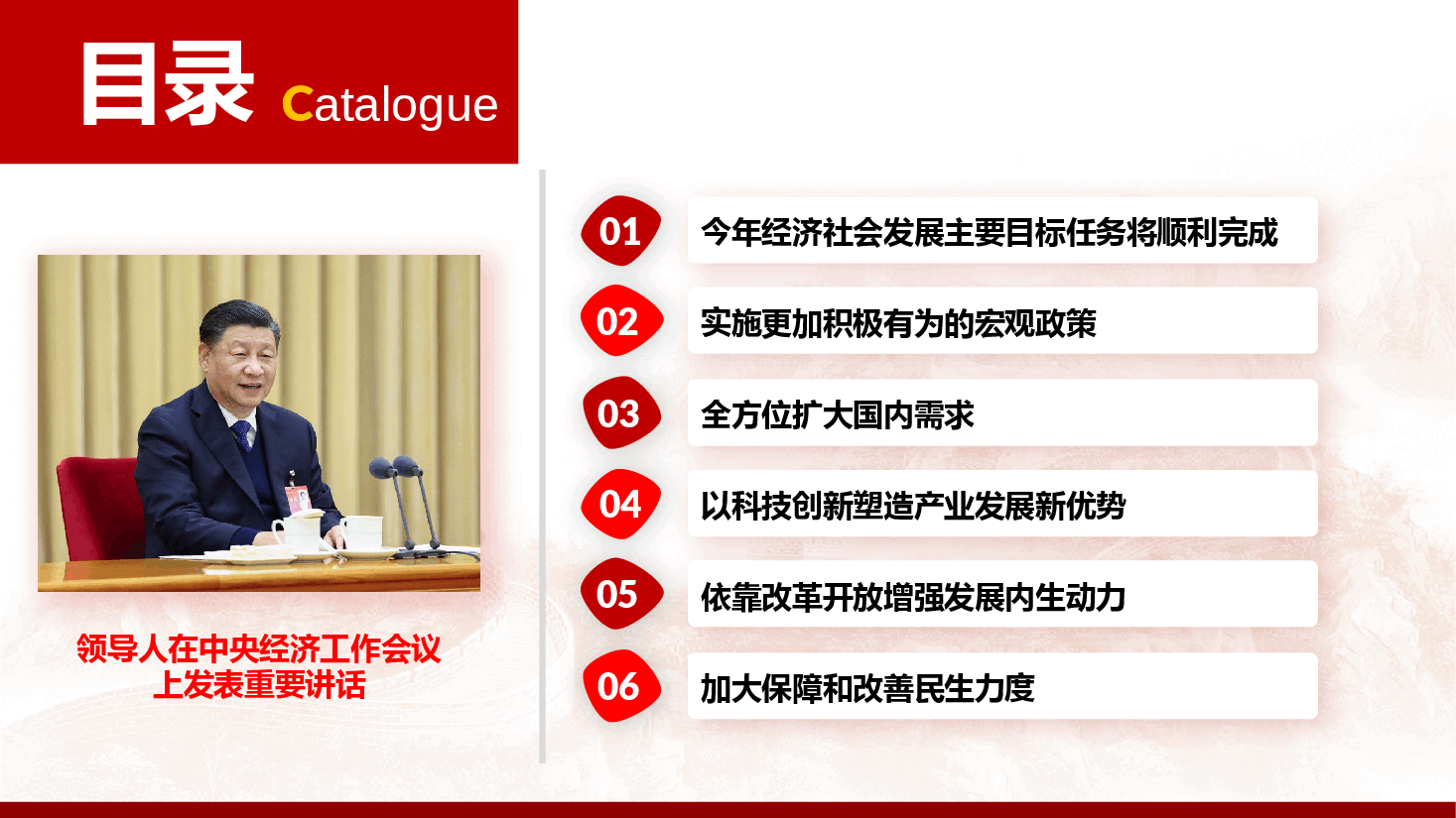 2024年中央经济工作会议精神解读PPT+讲稿:从中央经济工作会议看2025年经济工作新动向.pptx,第3页预览