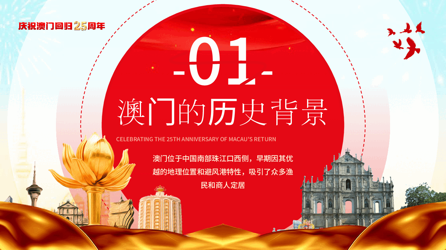 庆祝澳门回归25周年专题宣讲PPT.pptx,第3页预览