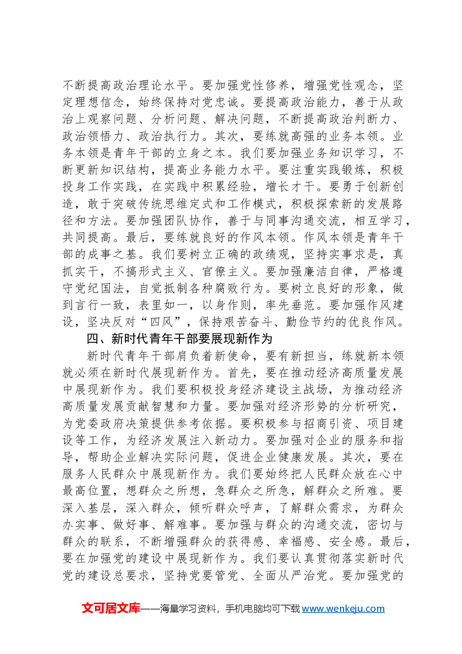 在青年干部座谈会上的研讨发言.docx,第3页预览
