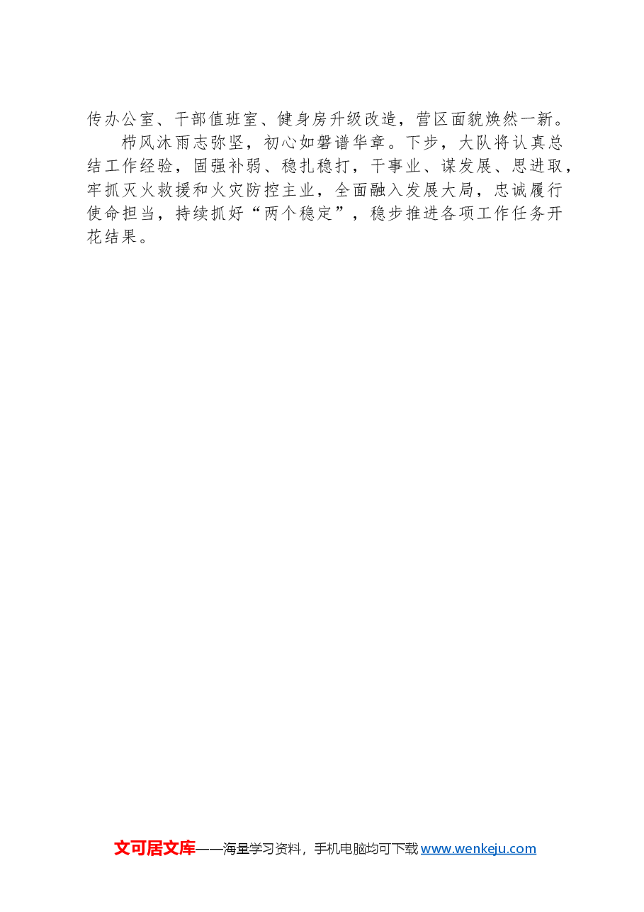 市消防救援大队2024年以来工作情况汇报.docx,第4页预览