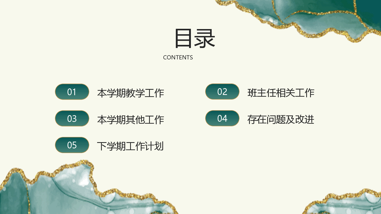 2024年度教师工作期末总结.pptx,第2页预览