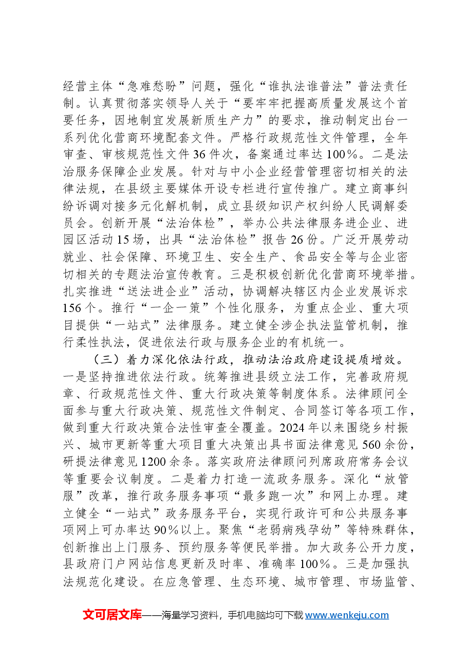 2024年工作总结和2025年工作计划的报告.docx,第2页预览