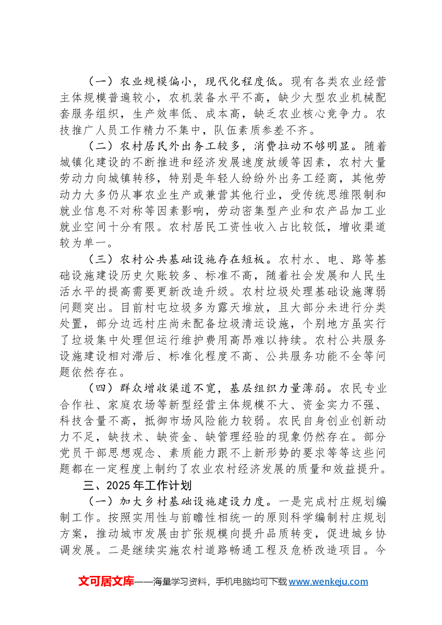 市农业农村局2024年乡村振兴工作情况总结及下一步工作计划.docx,第4页预览