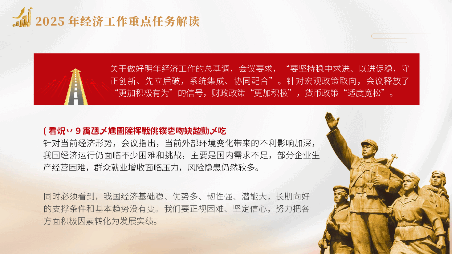 中央经济工作会议解读PPT+讲稿:2025年经济工作重点任务解读.pptx,第3页预览