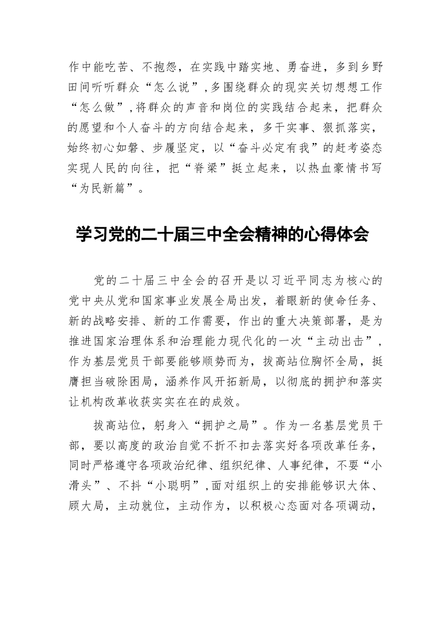 二十届三中全会精神学习体会76篇(1).docx,第3页预览