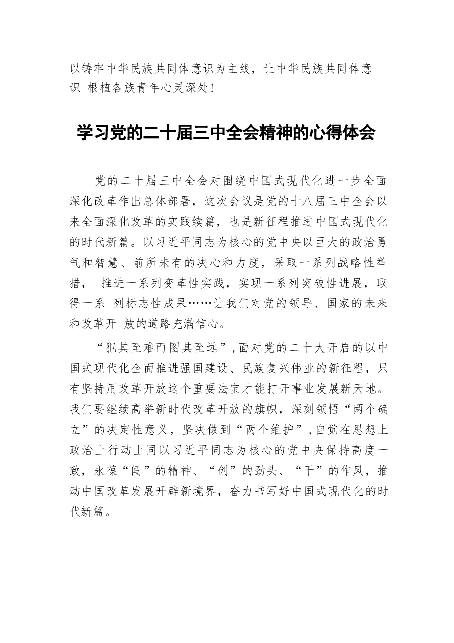 二十届三中全会精神学习心得体会100篇(1).docx,第2页预览
