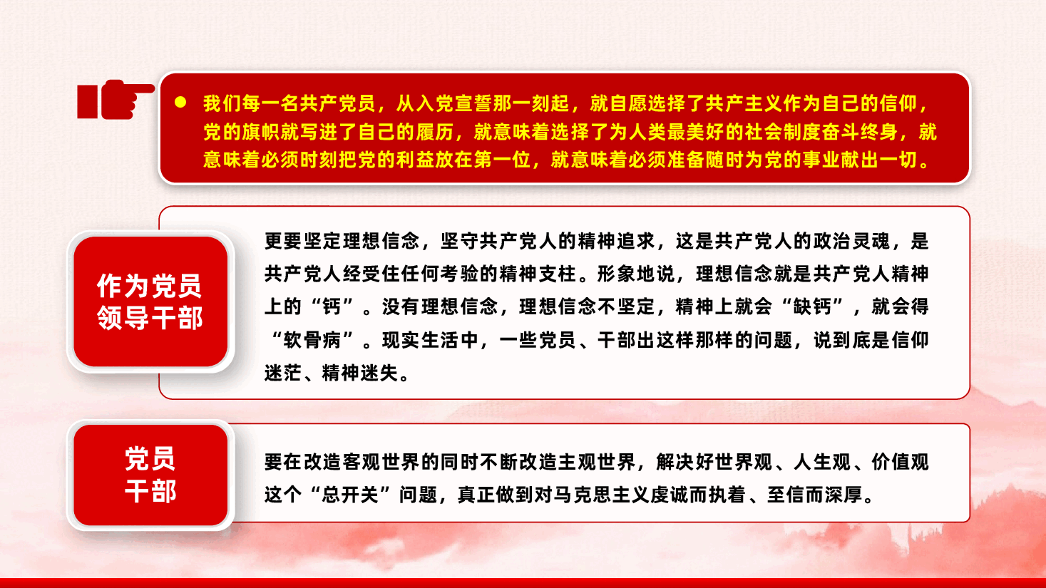 坚定理想信念,严守纪律规矩,做一名合格的共产党员ppt党课(含讲稿).pptx,第4页预览